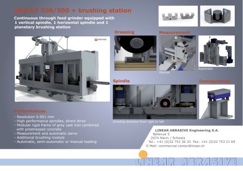 ISOLDE 500/500 + brushing station