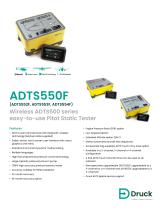 ADTS 550F (ADTS552F, ADTS553F, ADTS554F) Wireless ADTS500 series easy-to-use Pitot Static Tester