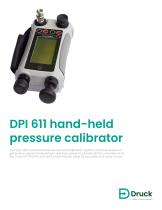 Druck DPI 611 Hand-held Pressure Calibrator