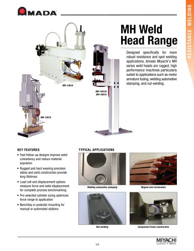 High Force Spot Welding Heads - MH Series