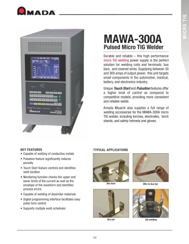 Pulsed Micro TIG Welder - MAWA-300A