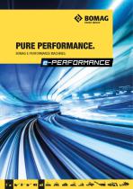 PURE PERFORMANCE BOMAG- E-PERFORMANCE MACHINES.