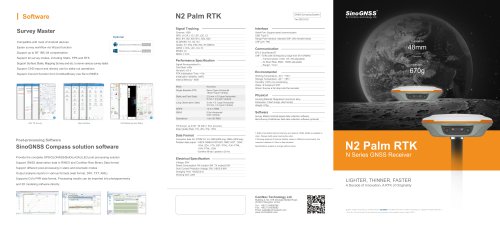 N2 GNSS Palm Receiver