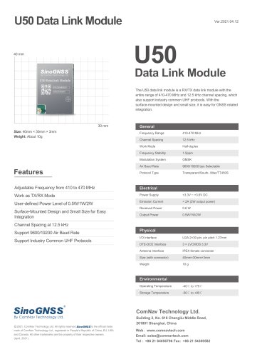 U50 Data Link Module