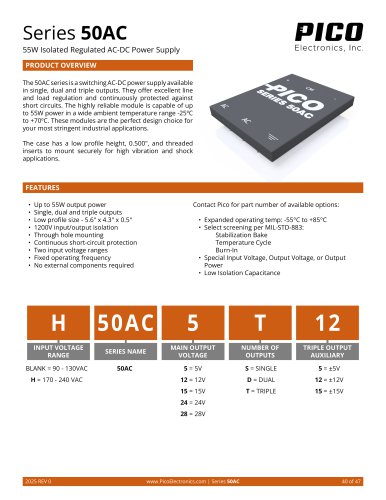 Series 50AC 2025
