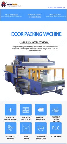 door shrink wrap packing machine