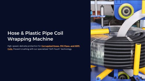 Hose & Plastic Pipe Coil Wrapping Machine
