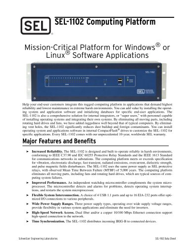 SEL-1102 Computing Platform