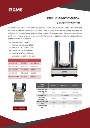 Automated Impact Testing Machine KRD11 Shock Test System