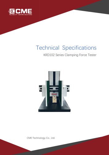 CME Packaging clamping force tester KRD102
