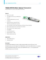 TSQS-CW1HG-02LC Optical Transceiver