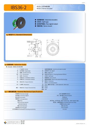 IBS36-2 Inductive Encoder