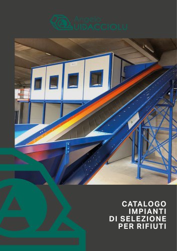 CATALOGO IMPIANTI DI SELEZIONE PER RIFIUTI