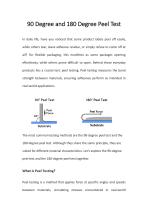 Saicheng 90 Degree and 180 Degree Peel Test