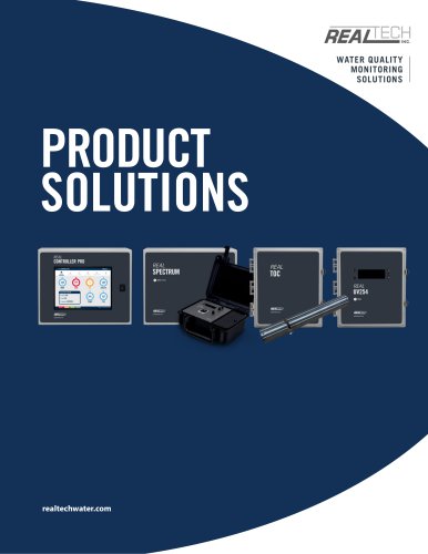 Water Quality Monitoring Solutions Product Brochure