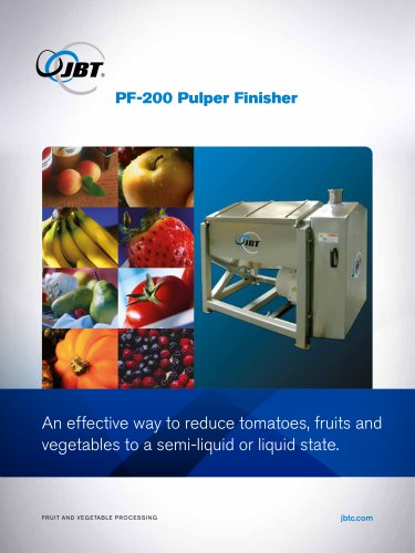 PF 200 Pulper Finisher