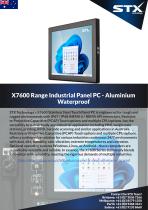 AU X7600 Industrial Panel PC Aluminium Waterproof