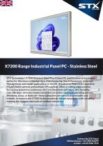 UK X7200 Industrial Panel PC Stainless Steel