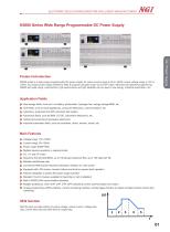 N3600 series Data Sheet wide range programmable dc power supply