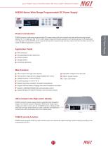 N36200 series Data Sheet high precision programmable dc power supply