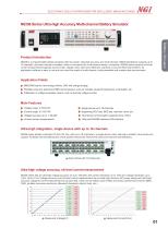 N8336 series Data Sheet low voltage ultra-high accuracy programmable battery cell simulator