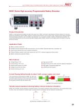 N8361 series Data Sheet bms test lithium battery cell emulator