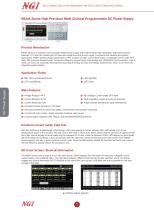 N9244 series Data Sheet programmable power supply for LED testing