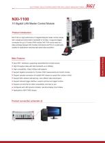 NXI-1100 series data sheet 10 Gigabit LAN Master Control Module