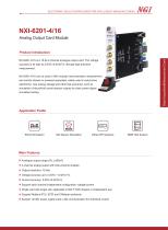 NXI-6201 series Data Sheet programmable analog I/0 module