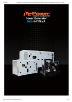 Power Generator 60Hz 8-170kVA