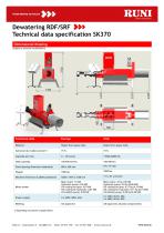 SK370 Dewatering RDF/SRF