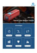 Zetron ZRD4200 Remote Laser Methane Detector Brochure