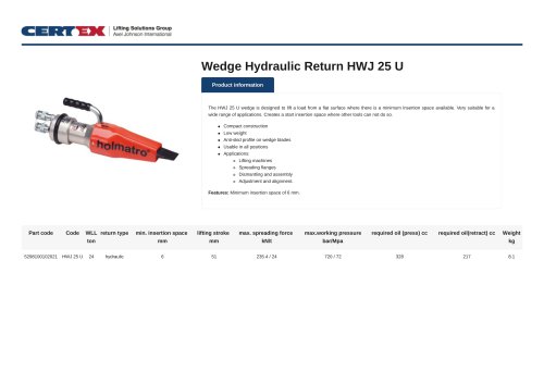 HWJ 25 U