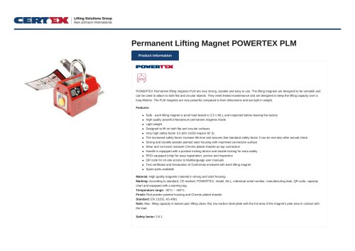 POWERTEX PLM