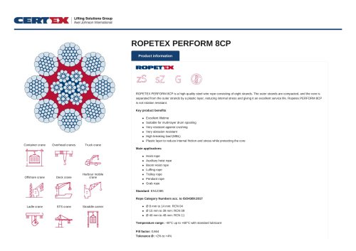 ROPETEX PERFORM 8CP