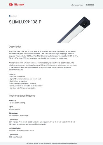 SLIMLUX® 108 P
