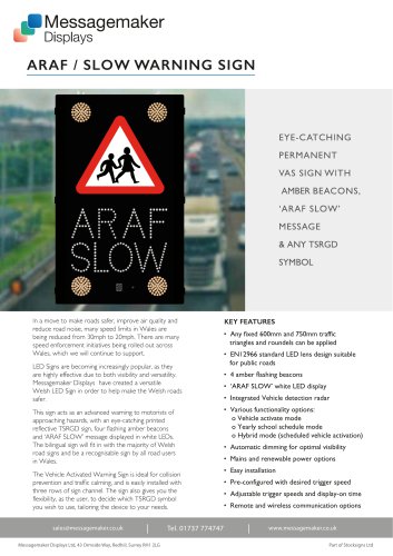 ARAF-SLOW-Warning-Sign