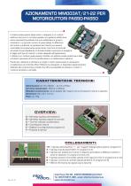 AZIONAMENTO MM003AT/21-22 PER MOTORIDUTTORI PASSO-PASSO - 1