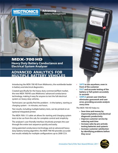 MDX-700 HD