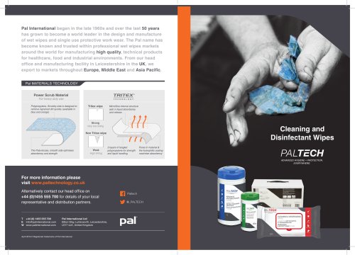 Cleaning and Disinfectant Wipes
