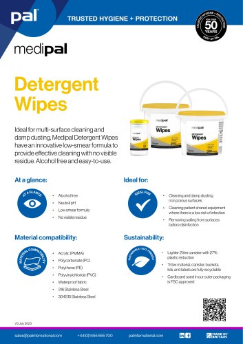 Detergent Wipes