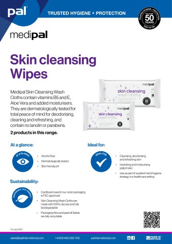 Skin cleansing Wipes