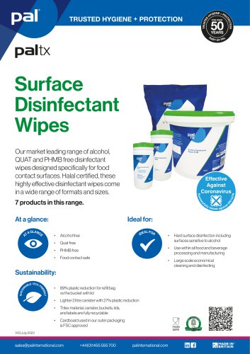 Surface Disinfectant Wipes