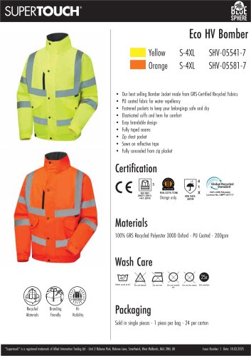 Eco HV Bomber