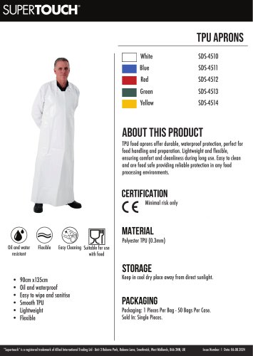 TPU APRONS - PE45
