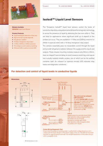 Isolex8 Liquid Level Sensors