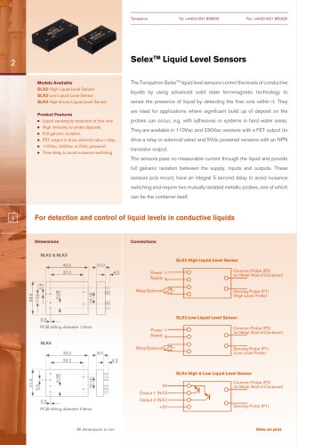 Selex Liquid Level Sensors