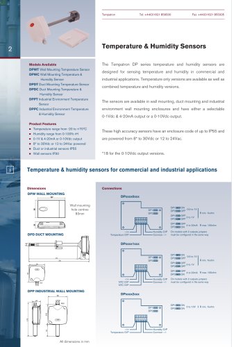 Temperature & Humidity Sensors