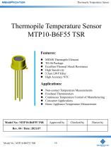 MemsFrontier Thermopile Temperature Sensor MTP10-B6F55 TSR