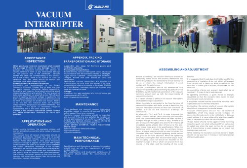 Vacuum Interrupter